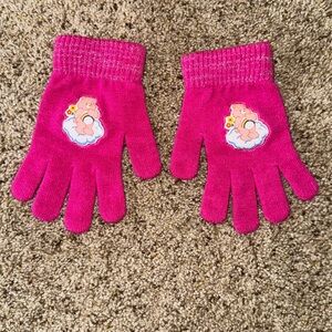 Vintage Care Bears gloves